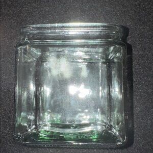 Beautiful Clear Glass Vase. Modern. Square.NWT.